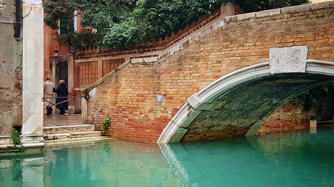 Ponte Widmann in Cannaregio - Venezia im Winter.